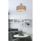 Näve Textielplafondlamp "New York" Grijs 40cm