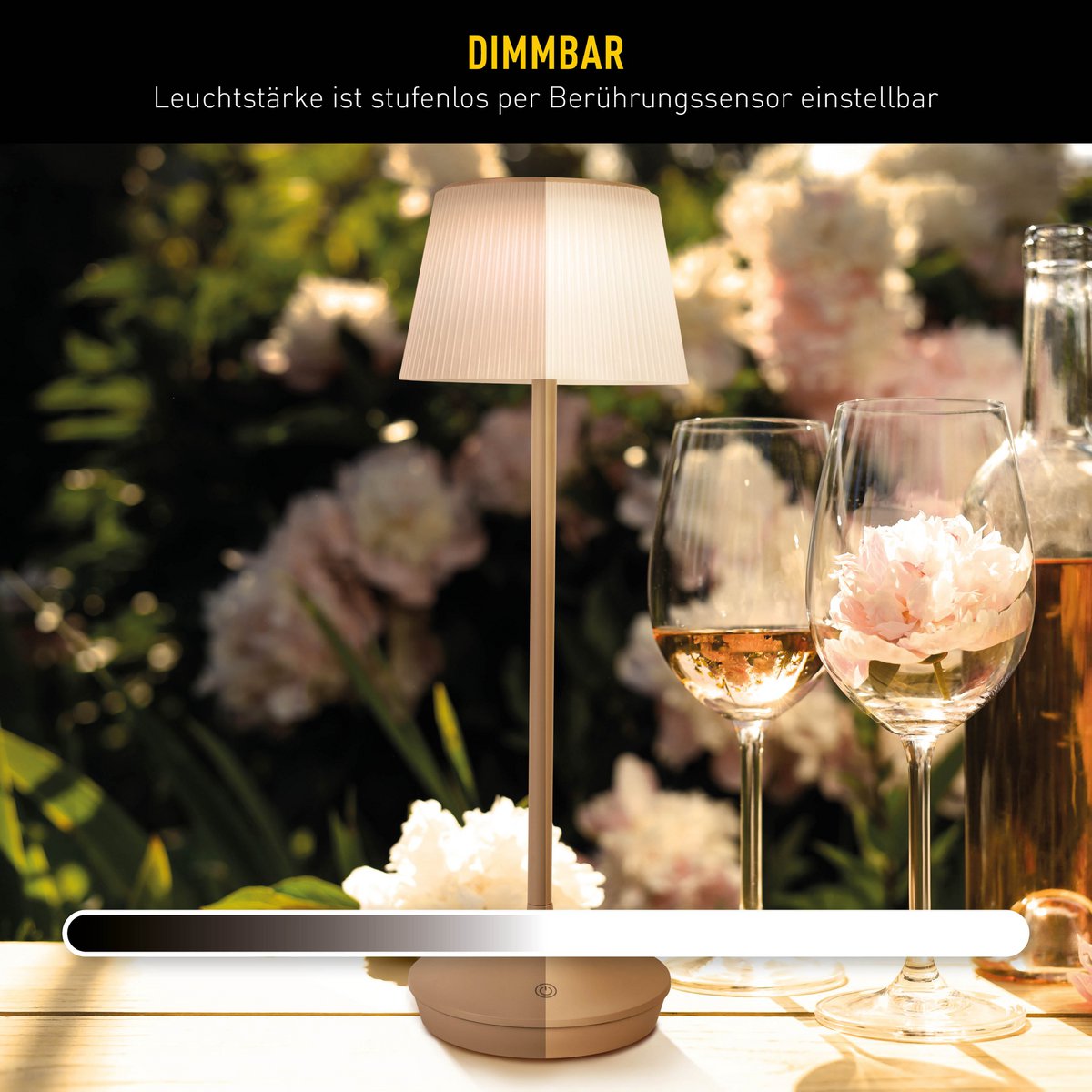 Näve Emmi Solar Lamp - 38cm, Dimmable CCT