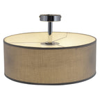 Näve Textielplafondlamp "New York" Grijs 40cm