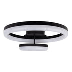 Näve Circulo LED Plafondlicht - Zwart 53cm