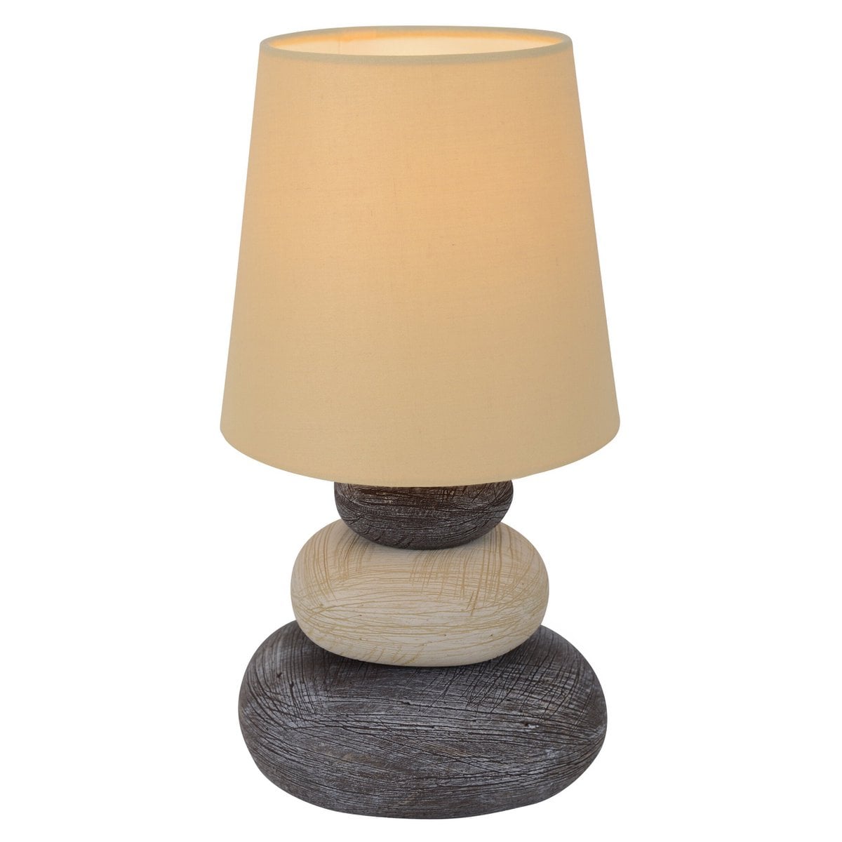 Näve Stoney Keramische Tafellamp - Natuur 31cm