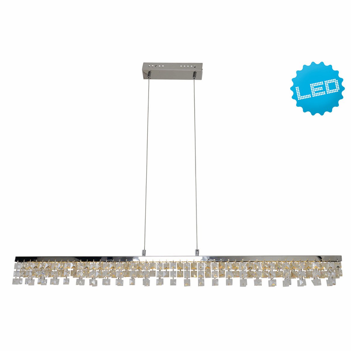 LED hanglamp Diamonds Näve 120cm
