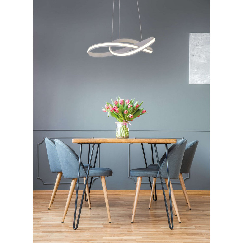 Näve Odrive LED Hanglamp 56cm Zilver