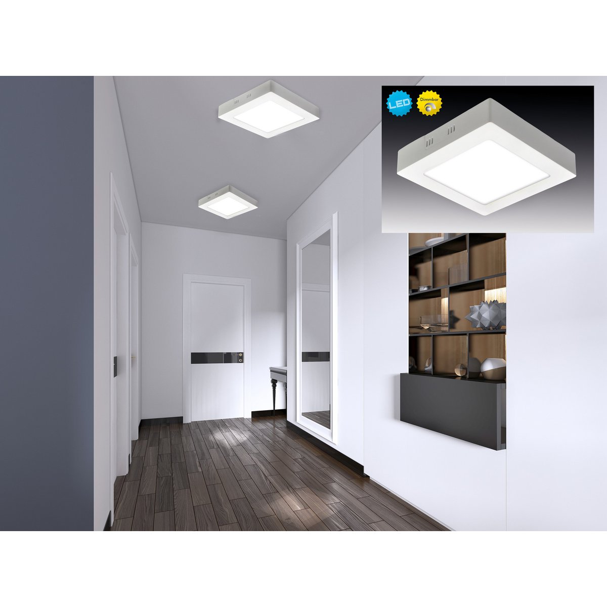 LED Montagepaneel Dimbaar Näve - 30cm