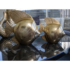 H15cm Gouden Decoratieve Vis Aluminium