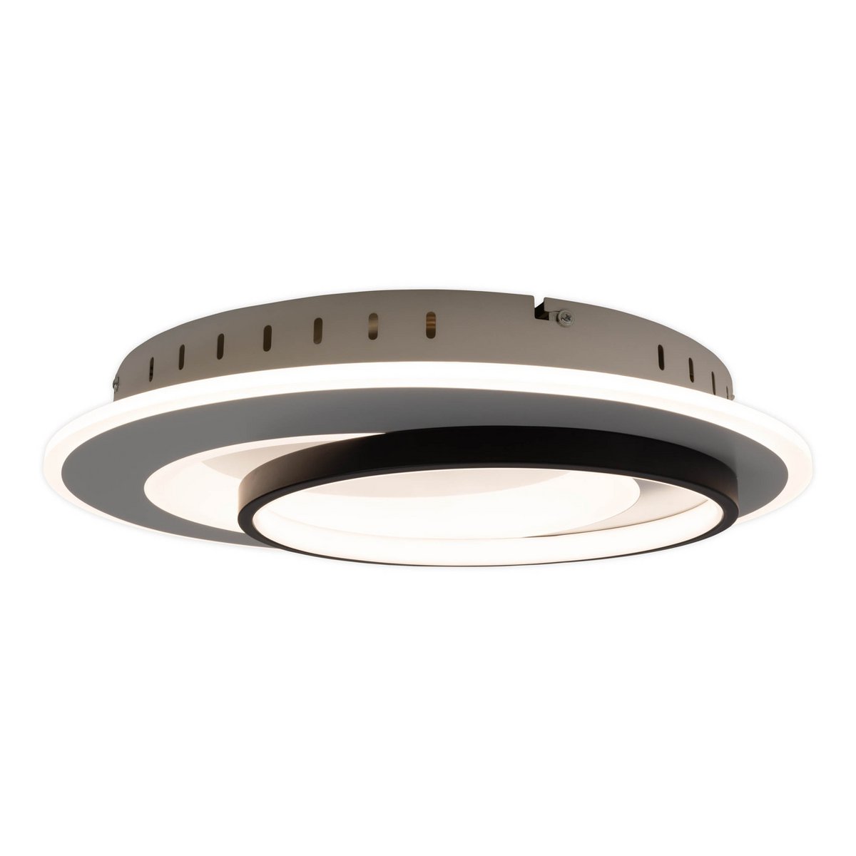 LED Plafondlamp 3D Näve Leuchten, Ø49cm Dimbaar
