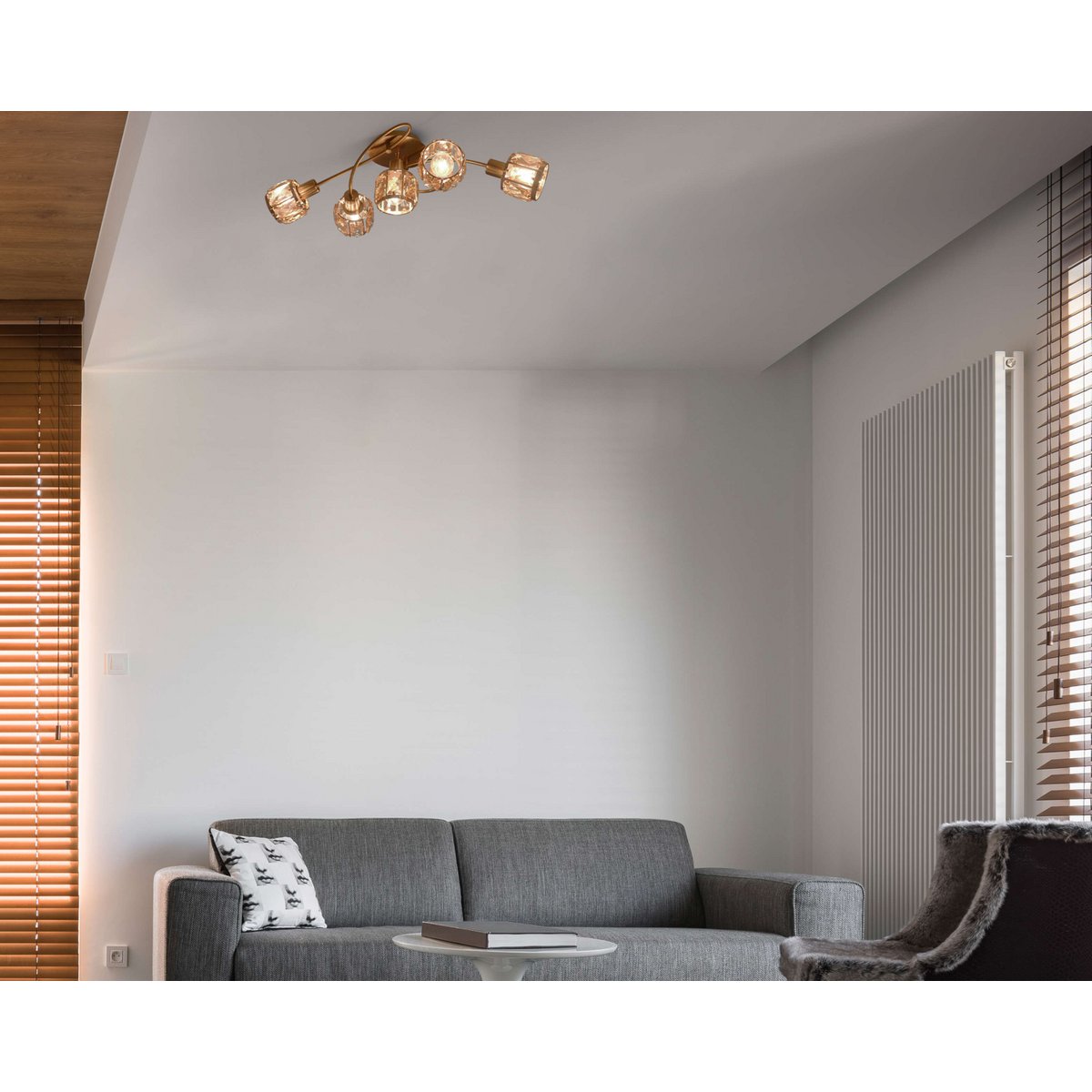 Näve Josefa Plafondlamp 5-lichts E14 Metaal