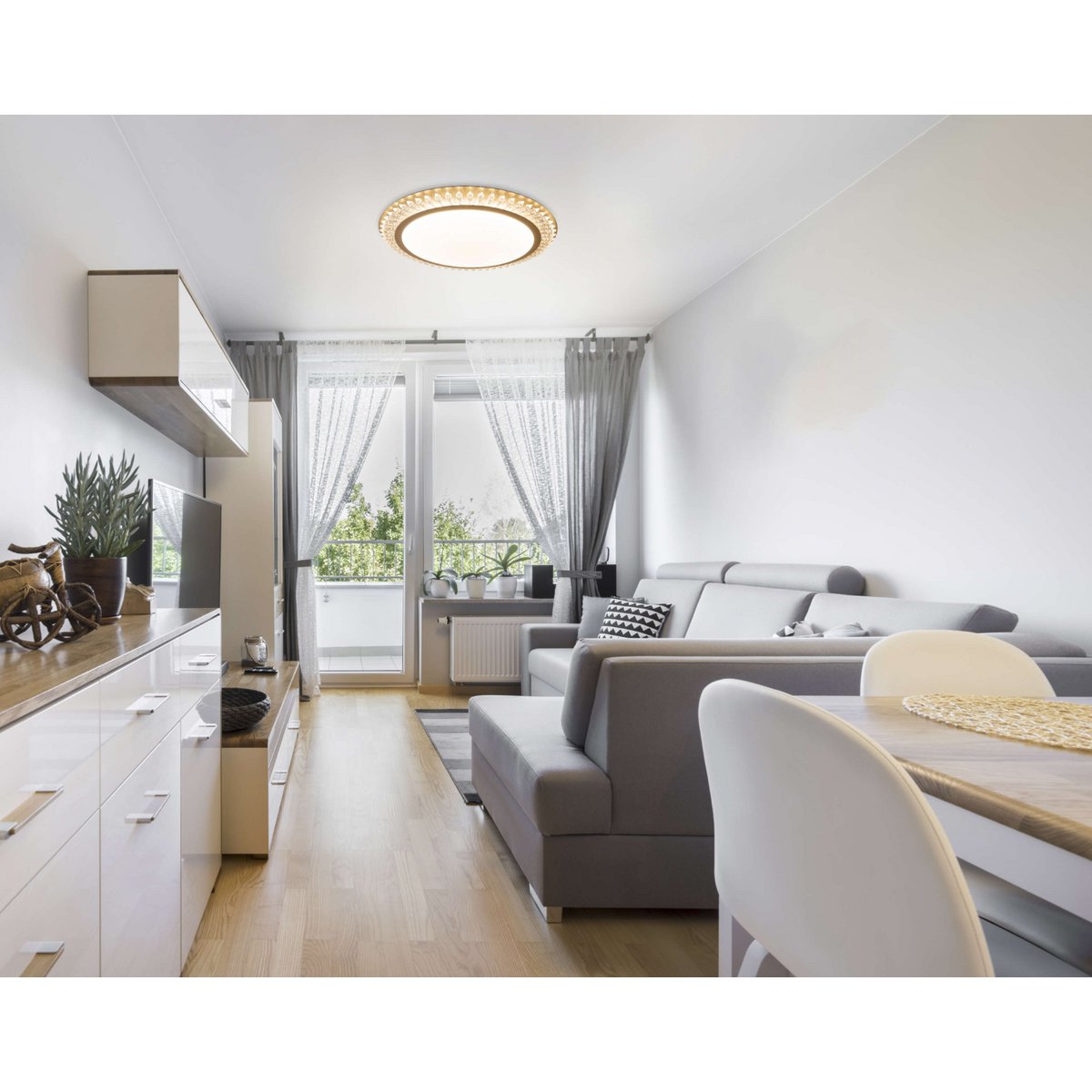 Näve Madison Plafondlamp Ø48cm Goud