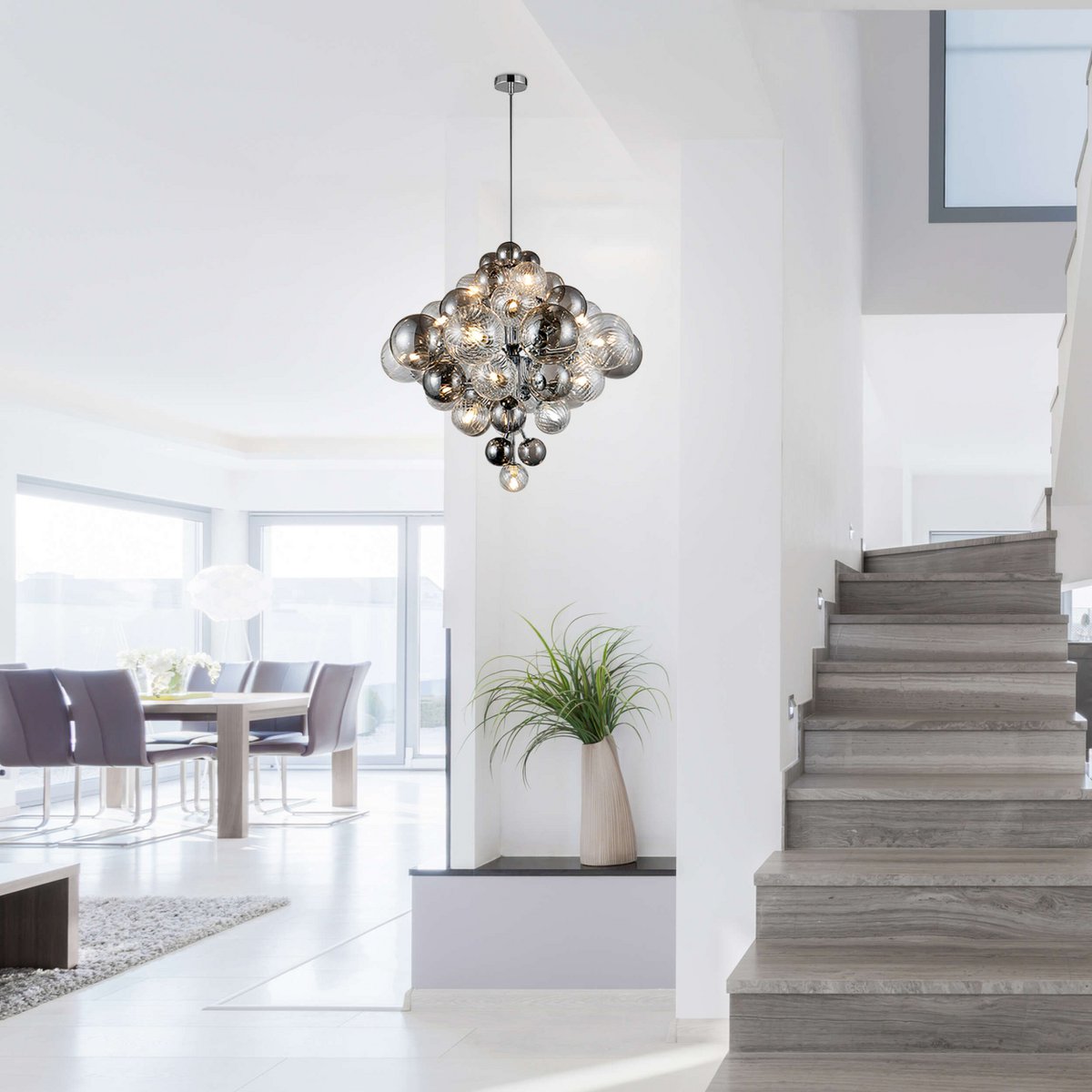 Näve Bol Hanglamp 75cm Goud/Zilver