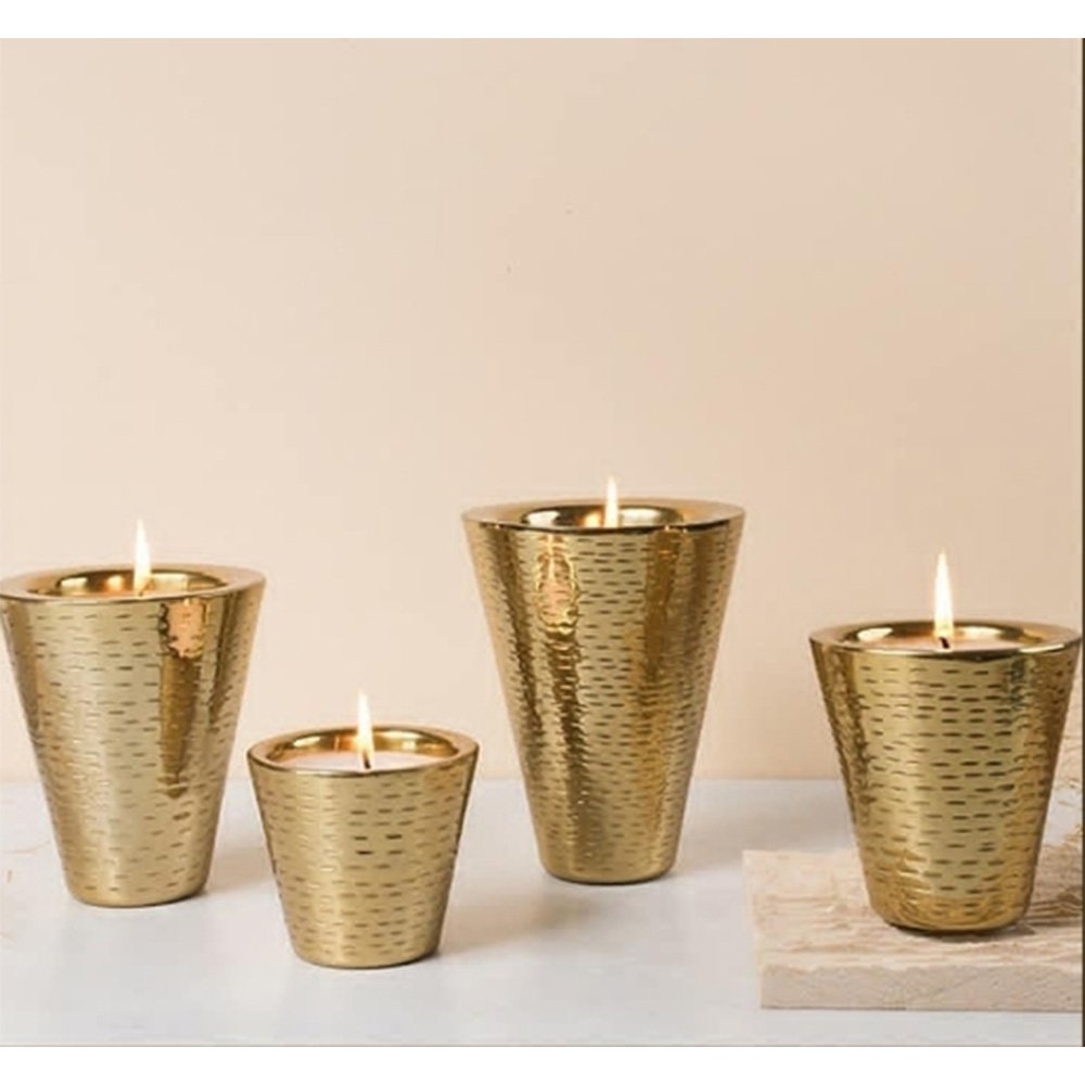 Geurkaars Martele Dore Goud 10x12cm