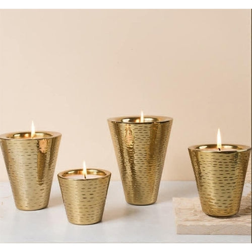 Geurkaars Martele Dore Goud 10x12cm