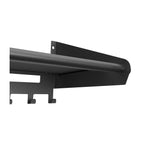 Gorillz Switch Wandkapstok - Zwart, 9 Haken, Staal