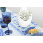 Decoratieve witte schaal polyresin 29cm