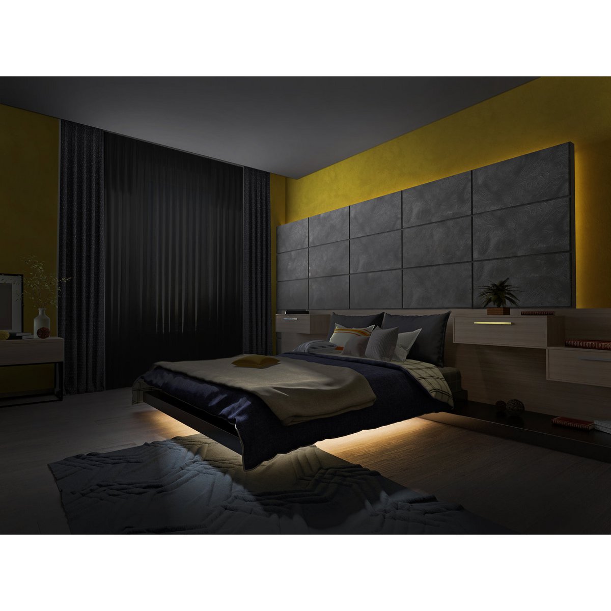 Näve LED-Bedlamp Stripe 240cm - Kunststof