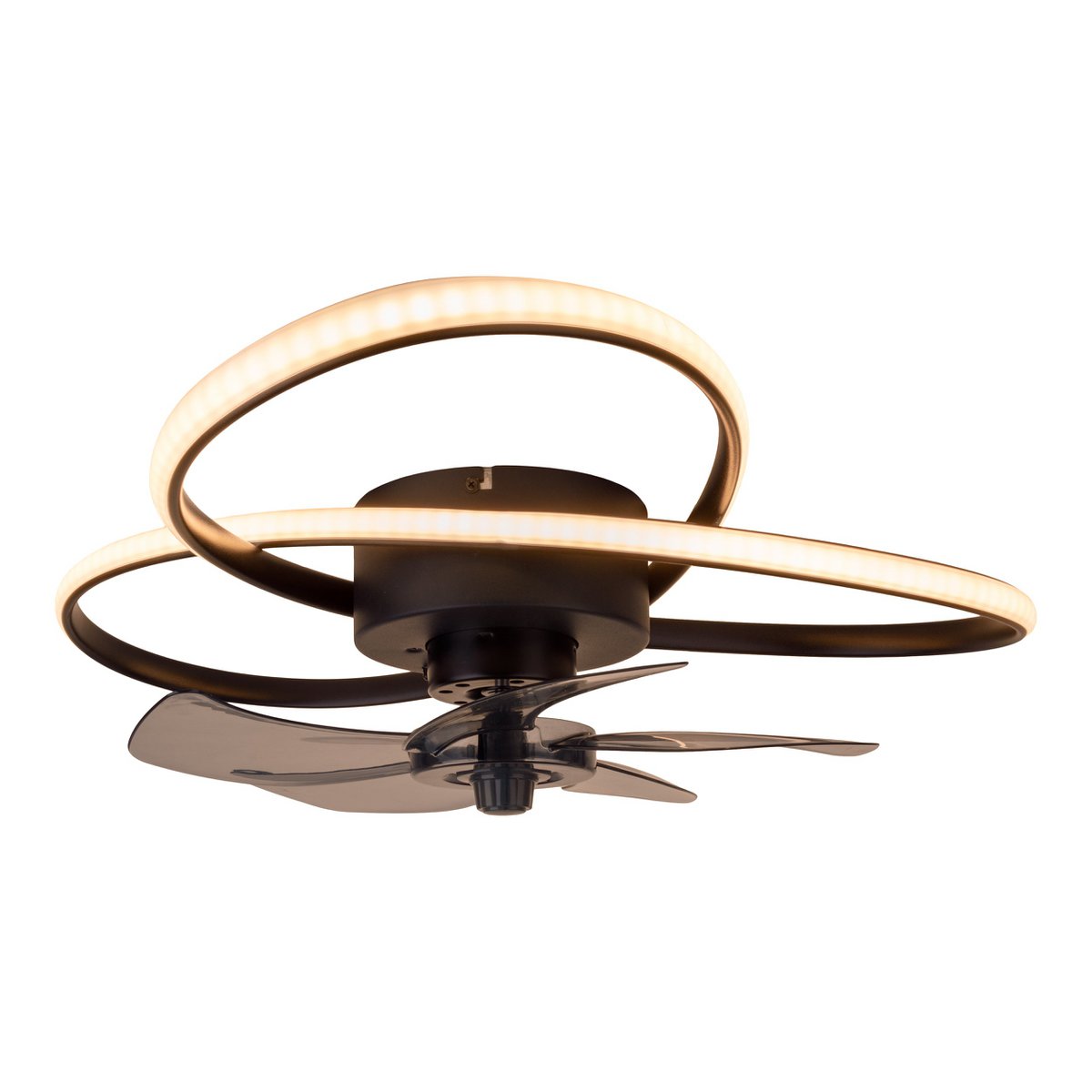 Näve Leccio LED Deckenleuchte 58cm mit Ventilator