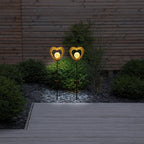 Näve Solar Hartlampen Set 2x 59cm Zwart