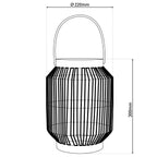 LED Zonnelamp Korbinian - Metaal Natuur 22cm