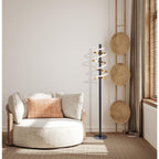 Näve Belleza LED Staande Lamp - 140cm Zwart