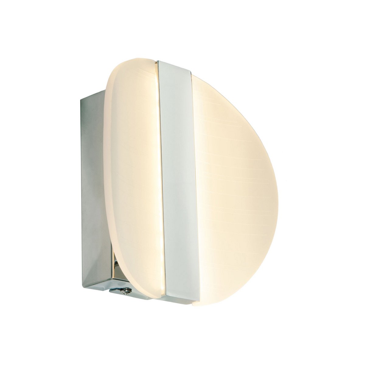 LED Wandlamp Denver 16cm Zilver