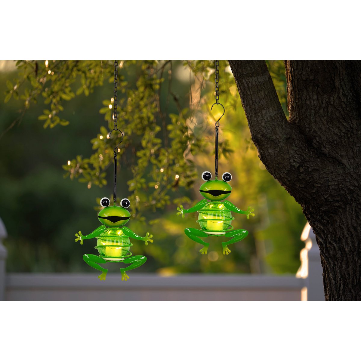 Näve Solar Hanglight Frosch - Groen 20cm