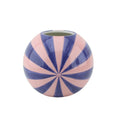 Bloemvaas Swirl - Pink/blauw - 20x20x20cm, Speelse Design