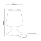Näve Bluetooth LED Decoratielamp Wit