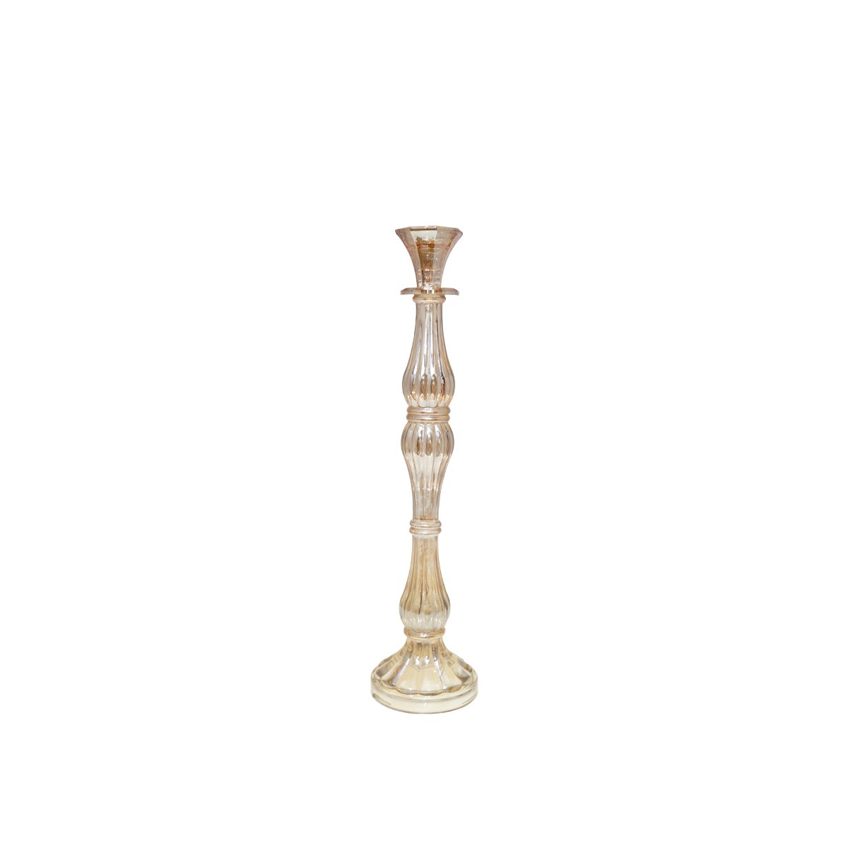 Aulica H41cm Amber Chandelier - Amber Glass