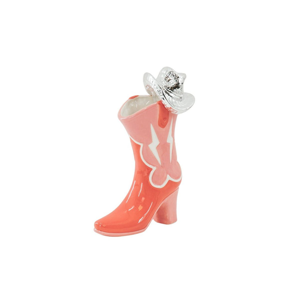 Housevitamin Bloemvaas Boot - Oranje 26,5cm