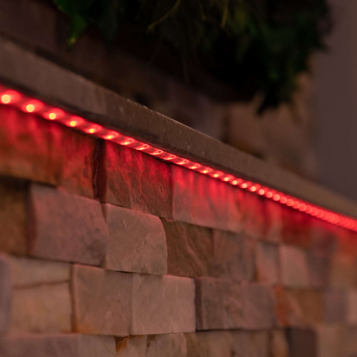 Digitale indoor LED -streep 5m, gemaakt van plastic, kleurrijke, geïntegreerde LED