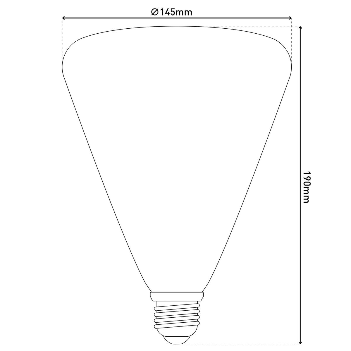 Näve Dilly LED E27 4W Groen Lamp