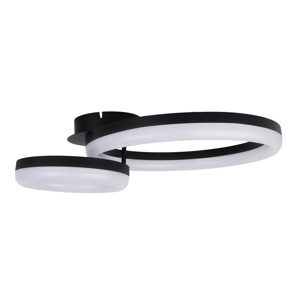 Näve Circulo LED Plafondlicht - Zwart 53cm