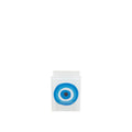 Oogkaarshouder 7x6,5x9cm - transparant blauw glas