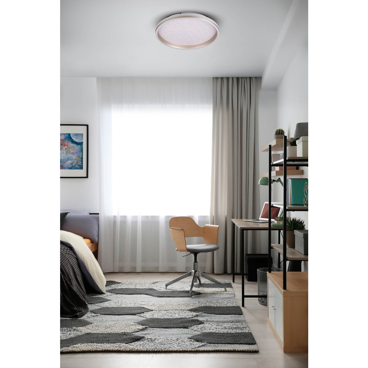 LED Plafondlamp Meteor 47cm Wit