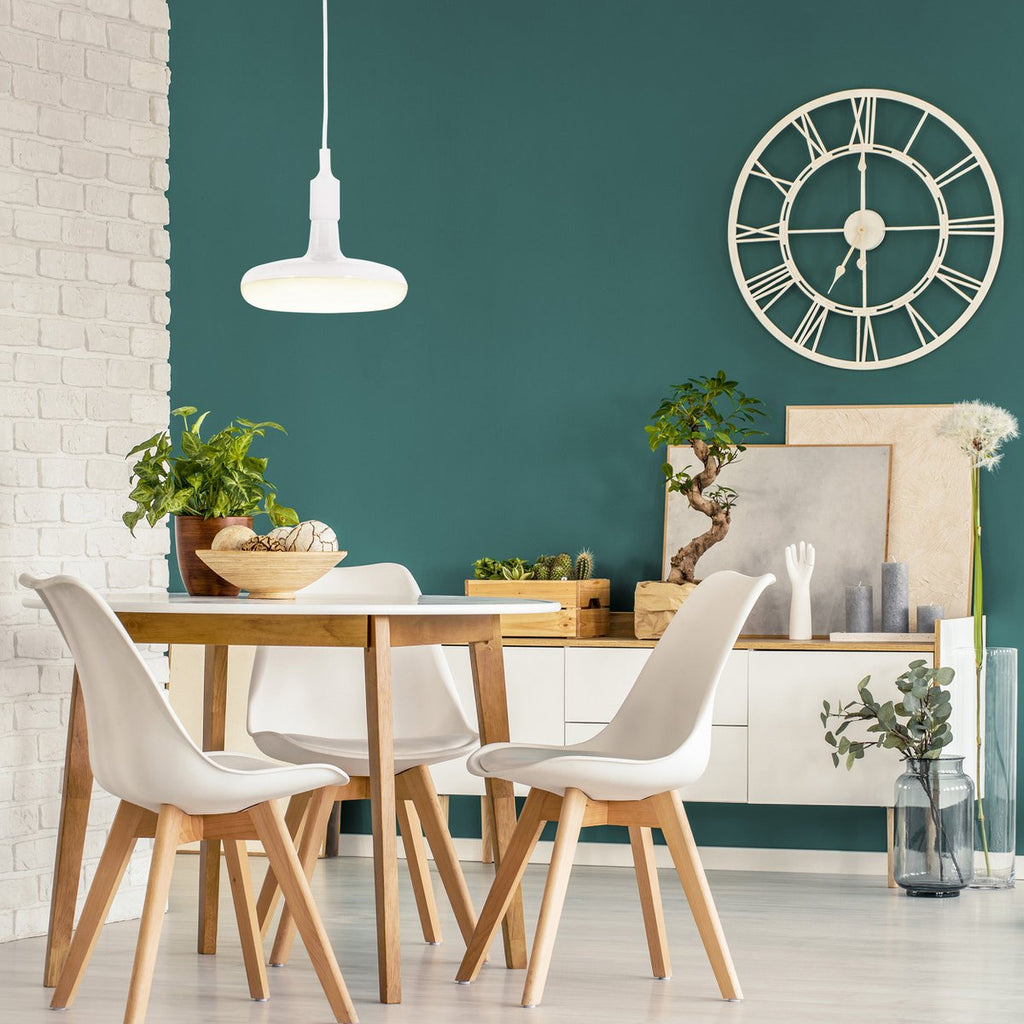 Näve UFO LED Hanglamp Wit Plastic E27