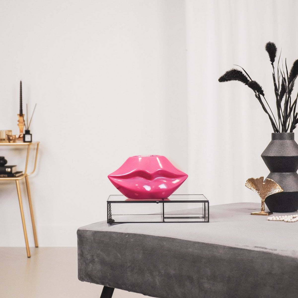Keramiek Pot Neon Roze 21x19x11cm - Housevitamin