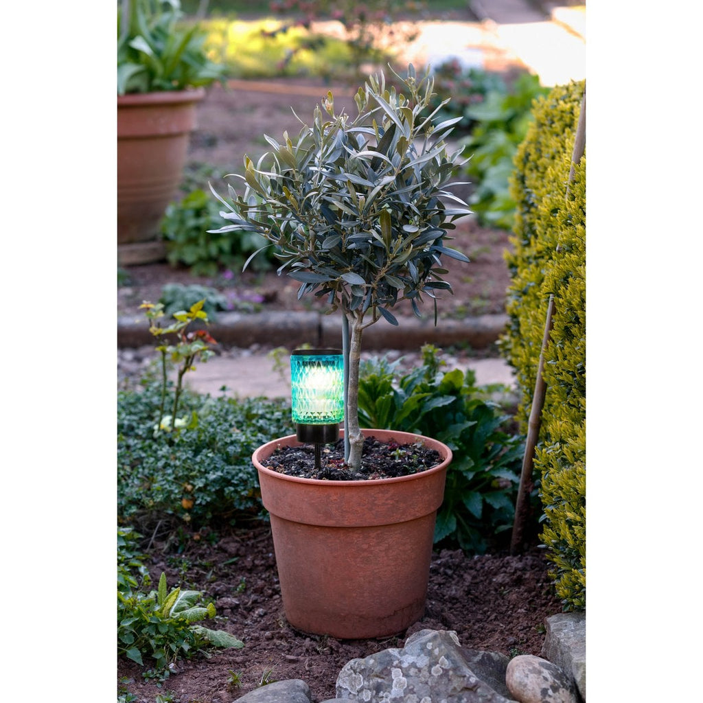 Näve Mila 2 delige Set Tuin Spiesjes LED Warm Wit Solar 25cm