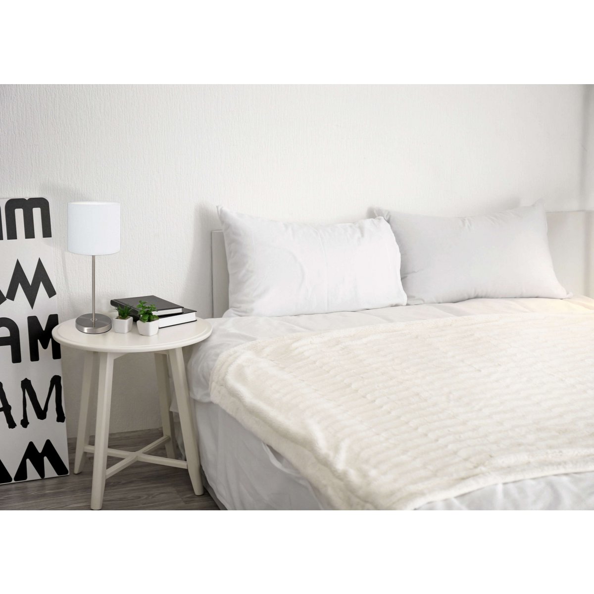 Tafellamp New York Wit 38,5cm - Minimalistisch Design