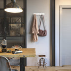 Gorillz Industriële Wandkapstok Rounded Four - Wit, 4 Haken