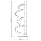 Näve Belleza LED Tafellamp - Zwart 50cm