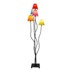 Näve Leuchten Blauwe Vloerlamp 163cm - Design met Paraplubakken