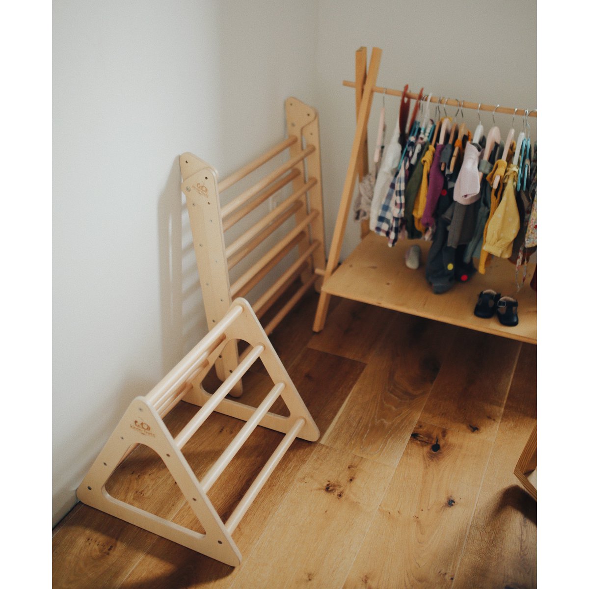 Kinderfeets Houten Klimdriehoek - Small 46x46x41cm