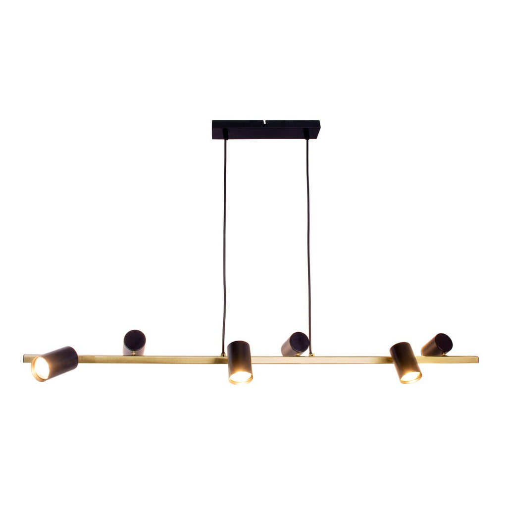 Näve Frida Hanglamp - Zwart/Goud 115cm