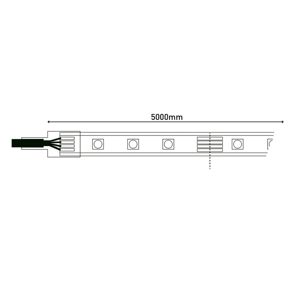 LED "Stripe" buiten 5 m RGB