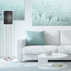Näve Alfa Vloerlamp 150cm Chroom/Grijs