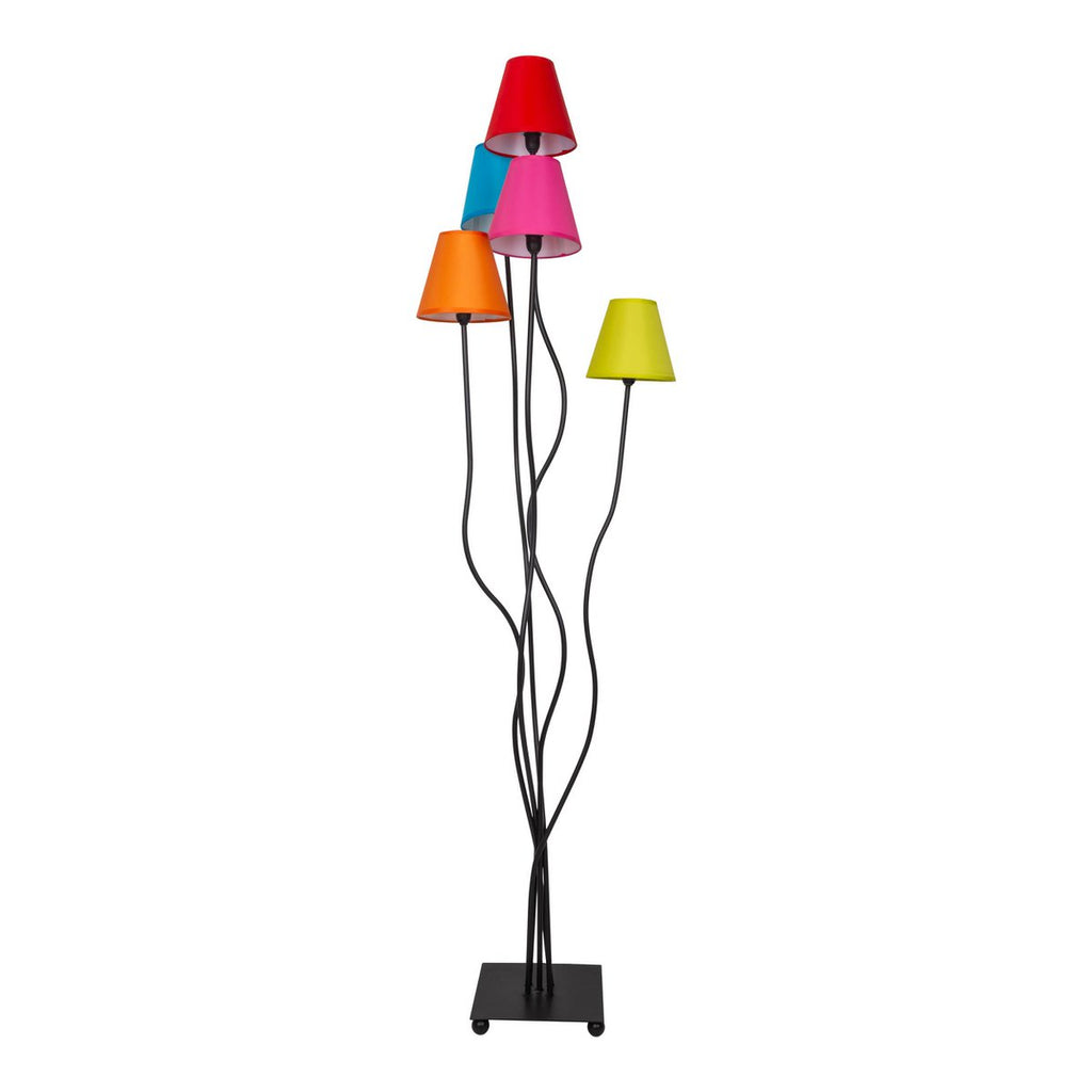 Näve Leuchten Blauwe Vloerlamp 163cm - Design met Paraplubakken