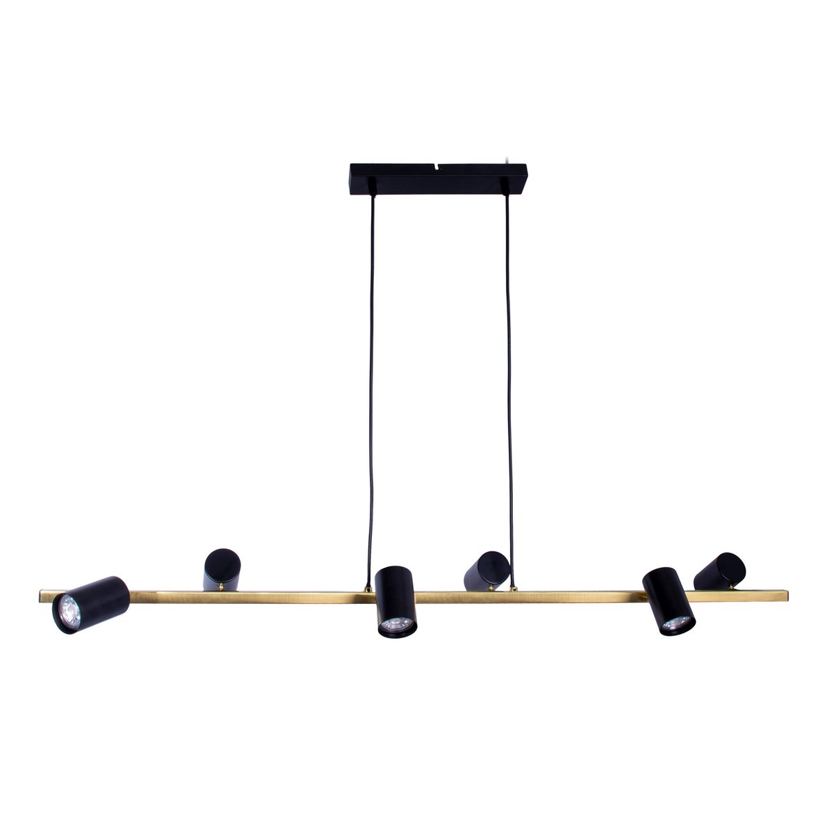 Näve Frida Hanglamp - Zwart/Goud 115cm