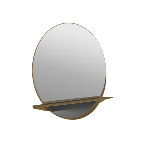 Gorillz Alien 80 Ronde Spiegel - Goud - Plankje & Modern Design