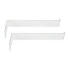 Gorillz Wagon 20 - 2 Stuks - Wit - Metalen Plankdragers