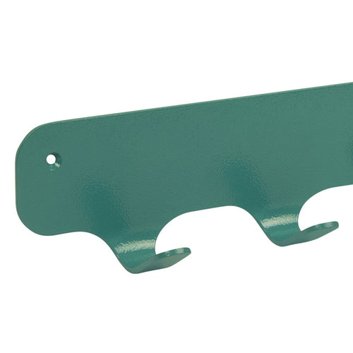 Gorillz Industriële Wandkapstok Rounded Four - Vier Haken, Turquoise