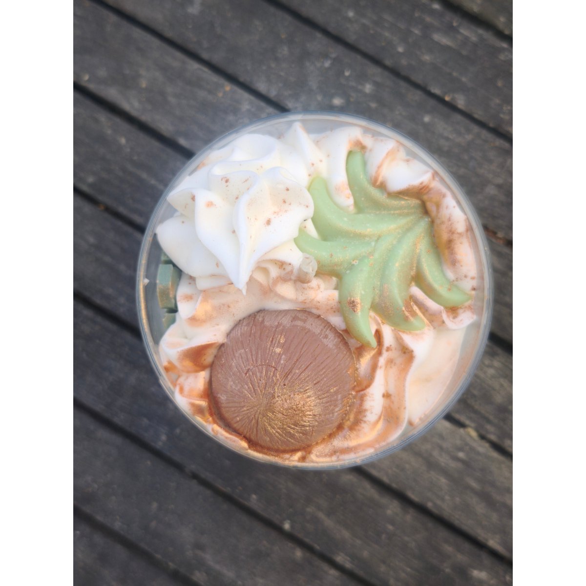 Juste une pause Chantilly Kaars - Kokosnoot & Sheaboter 200g